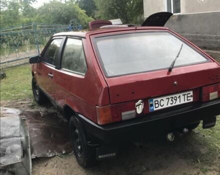 Красный ВАЗ 2108, объемом двигателя 1.1 л и пробегом 170 тыс. км за 426 $, фото 1 на Automoto.ua
