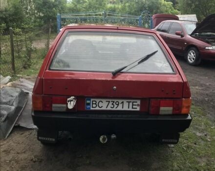 Красный ВАЗ 2108, объемом двигателя 1.1 л и пробегом 170 тыс. км за 426 $, фото 2 на Automoto.ua