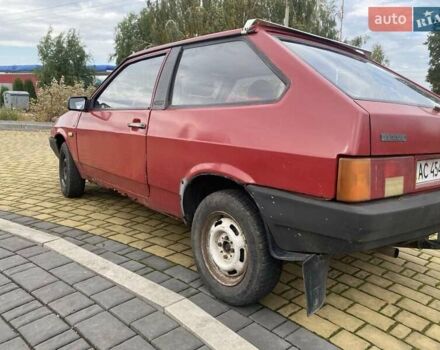 ВАЗ 2108 1996 в Луцке на Automoto.ua Красный ВАЗ 2108, объемом двигателя 1.29 л и пробегом 383 тыс. км за 500 $, фото 3 на Automoto.ua