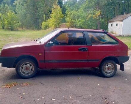 Красный ВАЗ 2108, объемом двигателя 1.5 л и пробегом 103 тыс. км за 1298 $, фото 1 на Automoto.ua