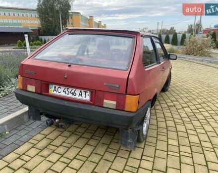 ВАЗ 2108 1996 в Луцке на Automoto.ua Красный ВАЗ 2108, объемом двигателя 1.29 л и пробегом 383 тыс. км за 500 $, фото 4 на Automoto.ua