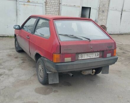 Красный ВАЗ 2108, объемом двигателя 1.3 л и пробегом 200 тыс. км за 606 $, фото 2 на Automoto.ua