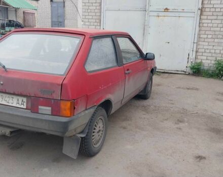 Красный ВАЗ 2108, объемом двигателя 1.3 л и пробегом 200 тыс. км за 606 $, фото 3 на Automoto.ua