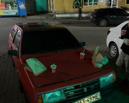 Красный ВАЗ 2108, объемом двигателя 1.3 л и пробегом 100 тыс. км за 750 $, фото 1 на Automoto.ua