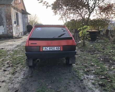 Красный ВАЗ 2108, объемом двигателя 1.5 л и пробегом 293 тыс. км за 1200 $, фото 4 на Automoto.ua