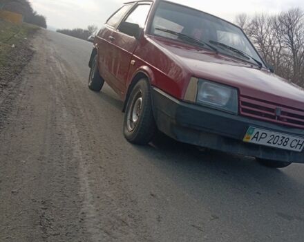 Красный ВАЗ 2108, объемом двигателя 5 л и пробегом 75 тыс. км за 800 $, фото 2 на Automoto.ua