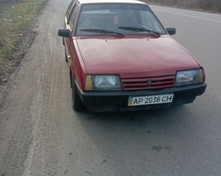 Красный ВАЗ 2108, объемом двигателя 5 л и пробегом 75 тыс. км за 800 $, фото 3 на Automoto.ua