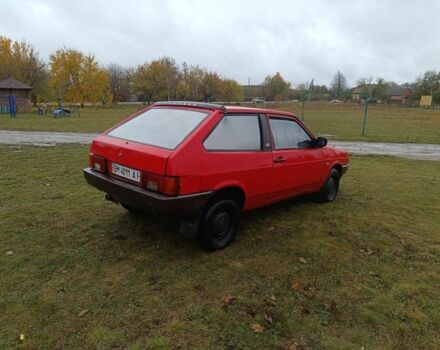 Красный ВАЗ 2108, объемом двигателя 1.3 л и пробегом 128 тыс. км за 750 $, фото 5 на Automoto.ua