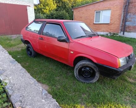 Красный ВАЗ 2108, объемом двигателя 1 л и пробегом 1 тыс. км за 500 $, фото 1 на Automoto.ua