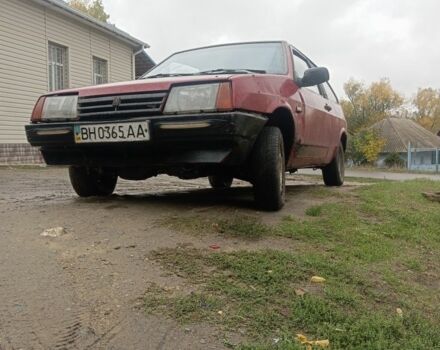 Красный ВАЗ 2108, объемом двигателя 1.3 л и пробегом 1 тыс. км за 1300 $, фото 1 на Automoto.ua
