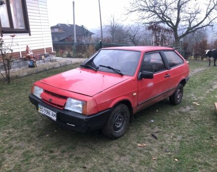 Красный ВАЗ 2108, объемом двигателя 1.5 л и пробегом 54 тыс. км за 600 $, фото 1 на Automoto.ua