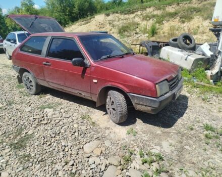 Красный ВАЗ 2108, объемом двигателя 1.5 л и пробегом 222 тыс. км за 550 $, фото 2 на Automoto.ua