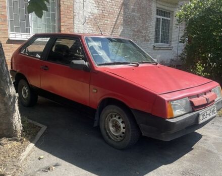 Красный ВАЗ 2108, объемом двигателя 1.3 л и пробегом 200 тыс. км за 700 $, фото 1 на Automoto.ua