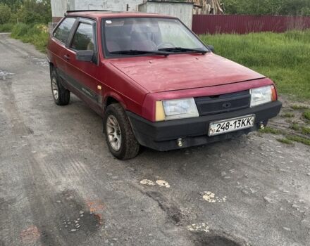 Красный ВАЗ 2108, объемом двигателя 1.1 л и пробегом 250 тыс. км за 750 $, фото 1 на Automoto.ua