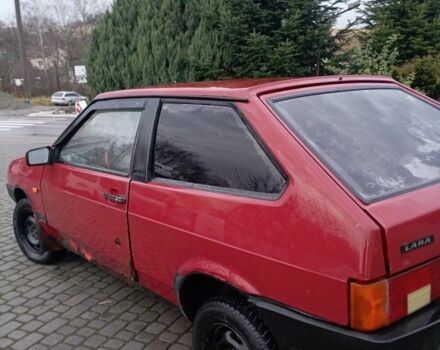 Красный ВАЗ 2108, объемом двигателя 1.3 л и пробегом 100 тыс. км за 450 $, фото 1 на Automoto.ua