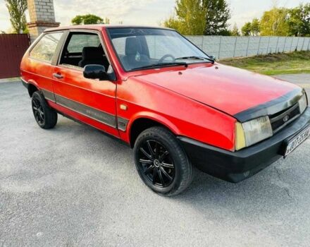 Красный ВАЗ 2108, объемом двигателя 5.5 л и пробегом 3 тыс. км за 355 $, фото 1 на Automoto.ua