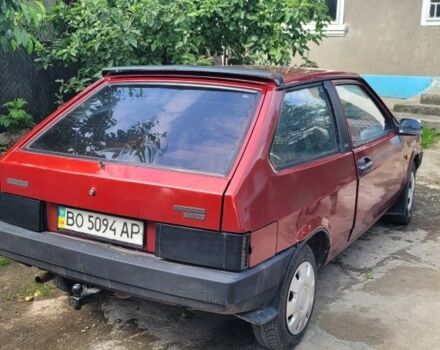 Красный ВАЗ 2108, объемом двигателя 1.5 л и пробегом 200 тыс. км за 900 $, фото 1 на Automoto.ua
