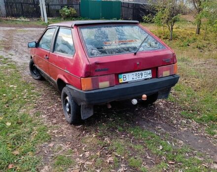 Красный ВАЗ 2108, объемом двигателя 0 л и пробегом 100 тыс. км за 572 $, фото 3 на Automoto.ua