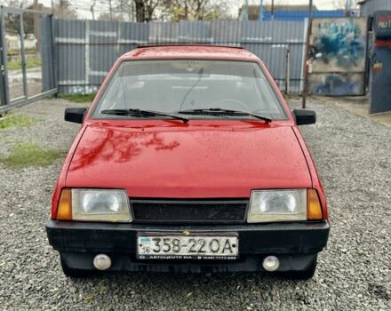 Красный ВАЗ 2108, объемом двигателя 1.3 л и пробегом 128 тыс. км за 900 $, фото 1 на Automoto.ua