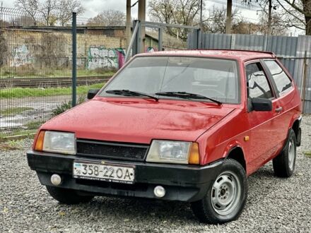 Красный ВАЗ 2108, объемом двигателя 1.3 л и пробегом 128 тыс. км за 900 $, фото 1 на Automoto.ua