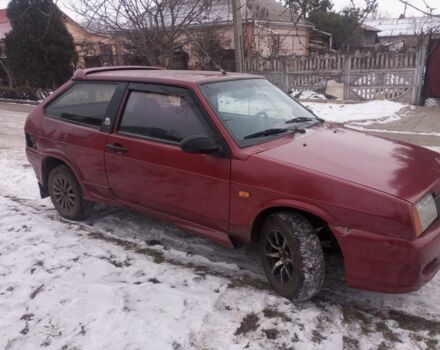 Красный ВАЗ 2108, объемом двигателя 1.3 л и пробегом 579 тыс. км за 624 $, фото 1 на Automoto.ua
