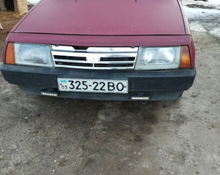 Красный ВАЗ 2108, объемом двигателя 1.3 л и пробегом 1000 тыс. км за 700 $, фото 1 на Automoto.ua