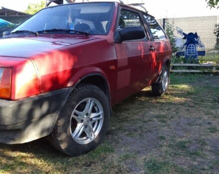 Красный ВАЗ 2108, объемом двигателя 1.3 л и пробегом 200 тыс. км за 1200 $, фото 1 на Automoto.ua