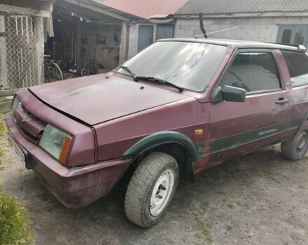 Красный ВАЗ 2108, объемом двигателя 1.3 л и пробегом 230 тыс. км за 300 $, фото 1 на Automoto.ua