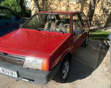 Красный ВАЗ 2108, объемом двигателя 1.7 л и пробегом 100 тыс. км за 1100 $, фото 1 на Automoto.ua