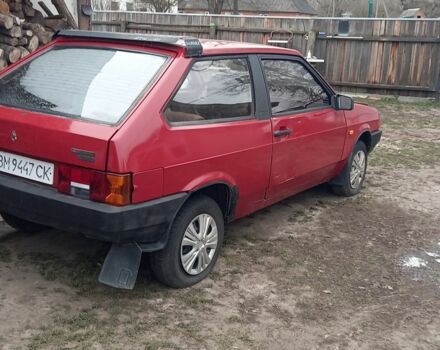 Красный ВАЗ 2108, объемом двигателя 1.3 л и пробегом 50 тыс. км за 1300 $, фото 1 на Automoto.ua