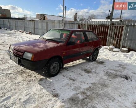 Червоний ВАЗ 2108, об'ємом двигуна 1.29 л та пробігом 10 тис. км за 1100 $, фото 1 на Automoto.ua