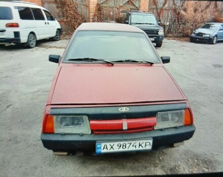 Красный ВАЗ 2108, объемом двигателя 1.3 л и пробегом 150 тыс. км за 750 $, фото 1 на Automoto.ua