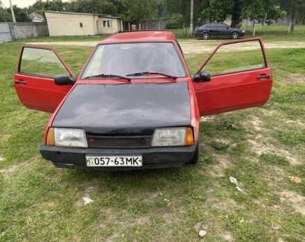 Красный ВАЗ 2108, объемом двигателя 1.3 л и пробегом 63 тыс. км за 411 $, фото 1 на Automoto.ua