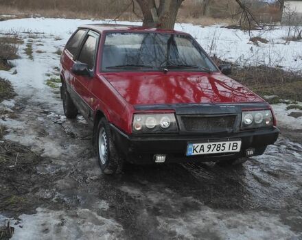 Красный ВАЗ 2108, объемом двигателя 1.3 л и пробегом 28 тыс. км за 861 $, фото 1 на Automoto.ua