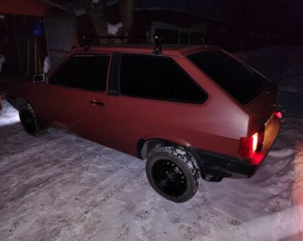 Красный ВАЗ 2108, объемом двигателя 1.3 л и пробегом 200 тыс. км за 680 $, фото 1 на Automoto.ua