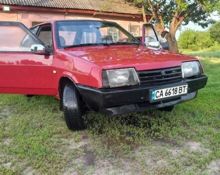 Красный ВАЗ 2108, объемом двигателя 1.3 л и пробегом 3 тыс. км за 484 $, фото 1 на Automoto.ua