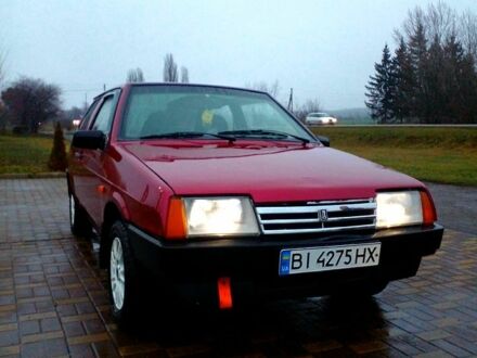 Красный ВАЗ 2108, объемом двигателя 1.3 л и пробегом 167 тыс. км за 1180 $, фото 1 на Automoto.ua