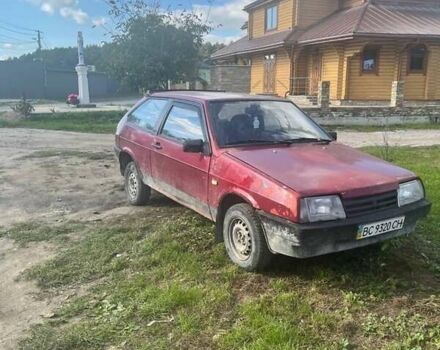 Красный ВАЗ 2108, объемом двигателя 1.5 л и пробегом 150 тыс. км за 500 $, фото 1 на Automoto.ua