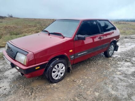 Красный ВАЗ 2108, объемом двигателя 1.5 л и пробегом 77 тыс. км за 1000 $, фото 1 на Automoto.ua