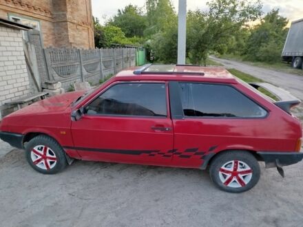 Красный ВАЗ 2108, объемом двигателя 1.3 л и пробегом 1 тыс. км за 1023 $, фото 1 на Automoto.ua
