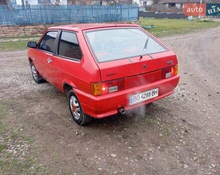 Красный ВАЗ 2108, объемом двигателя 1.5 л и пробегом 240 тыс. км за 1150 $, фото 1 на Automoto.ua