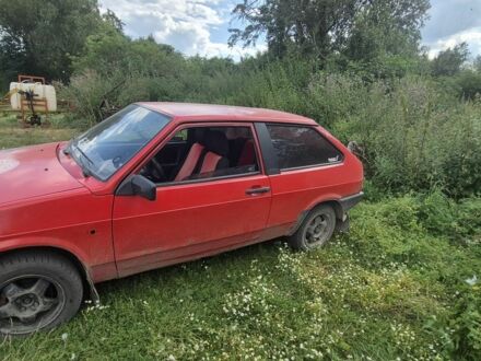 Красный ВАЗ 2108, объемом двигателя 1.3 л и пробегом 240 тыс. км за 500 $, фото 1 на Automoto.ua