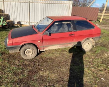 Красный ВАЗ 2108, объемом двигателя 1.3 л и пробегом 200 тыс. км за 800 $, фото 1 на Automoto.ua