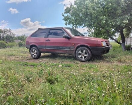 Красный ВАЗ 2108, объемом двигателя 1.3 л и пробегом 467 тыс. км за 558 $, фото 1 на Automoto.ua