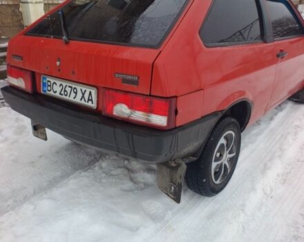 Красный ВАЗ 2108, объемом двигателя 1.3 л и пробегом 130 тыс. км за 750 $, фото 1 на Automoto.ua