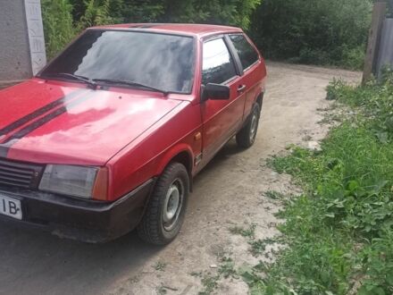 Красный ВАЗ 2108, объемом двигателя 1 л и пробегом 50 тыс. км за 650 $, фото 1 на Automoto.ua