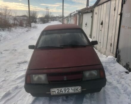 Красный ВАЗ 2108, объемом двигателя 1.3 л и пробегом 220 тыс. км за 651 $, фото 1 на Automoto.ua