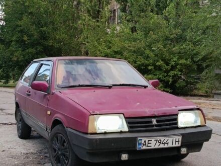 Красный ВАЗ 2108, объемом двигателя 2 л и пробегом 210 тыс. км за 505 $, фото 1 на Automoto.ua