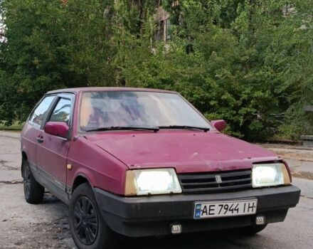 Красный ВАЗ 2108, объемом двигателя 2 л и пробегом 210 тыс. км за 506 $, фото 1 на Automoto.ua