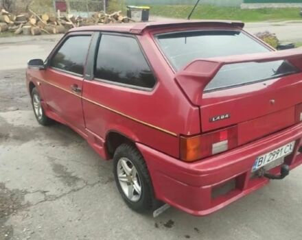 Красный ВАЗ 2108, объемом двигателя 1.5 л и пробегом 333 тыс. км за 1100 $, фото 1 на Automoto.ua